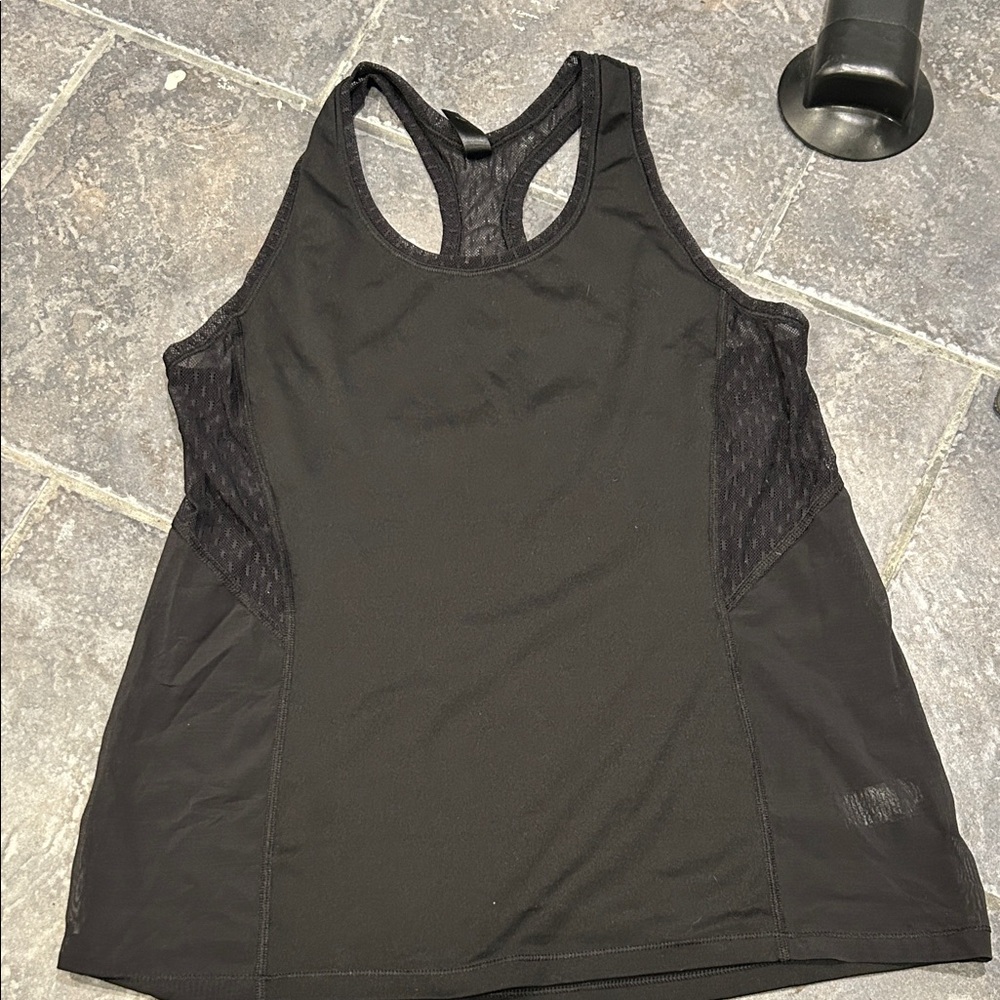 Victoria's Secret Black Racerback Athletic Tank